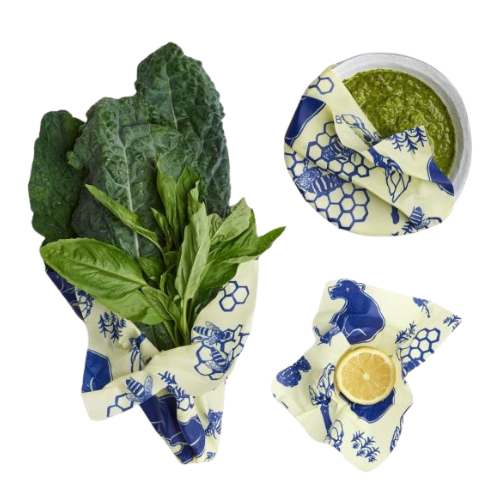 Bee's Wrap (povoščena krpica) // set 3 - medo - slika 2